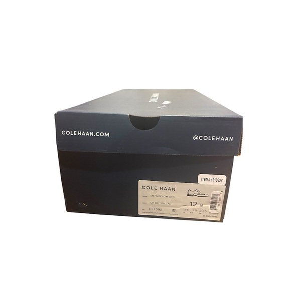 Cole Haan Men's Tan Wingtip Derbys - Picture 7 of 7